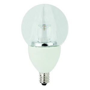 TCP LED5E12B1127K 5-Watt LED E12 Chandelier Base 2700K Dimmable Lamp Blunt Tip Case of 12 